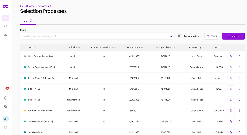 developer vetting platform