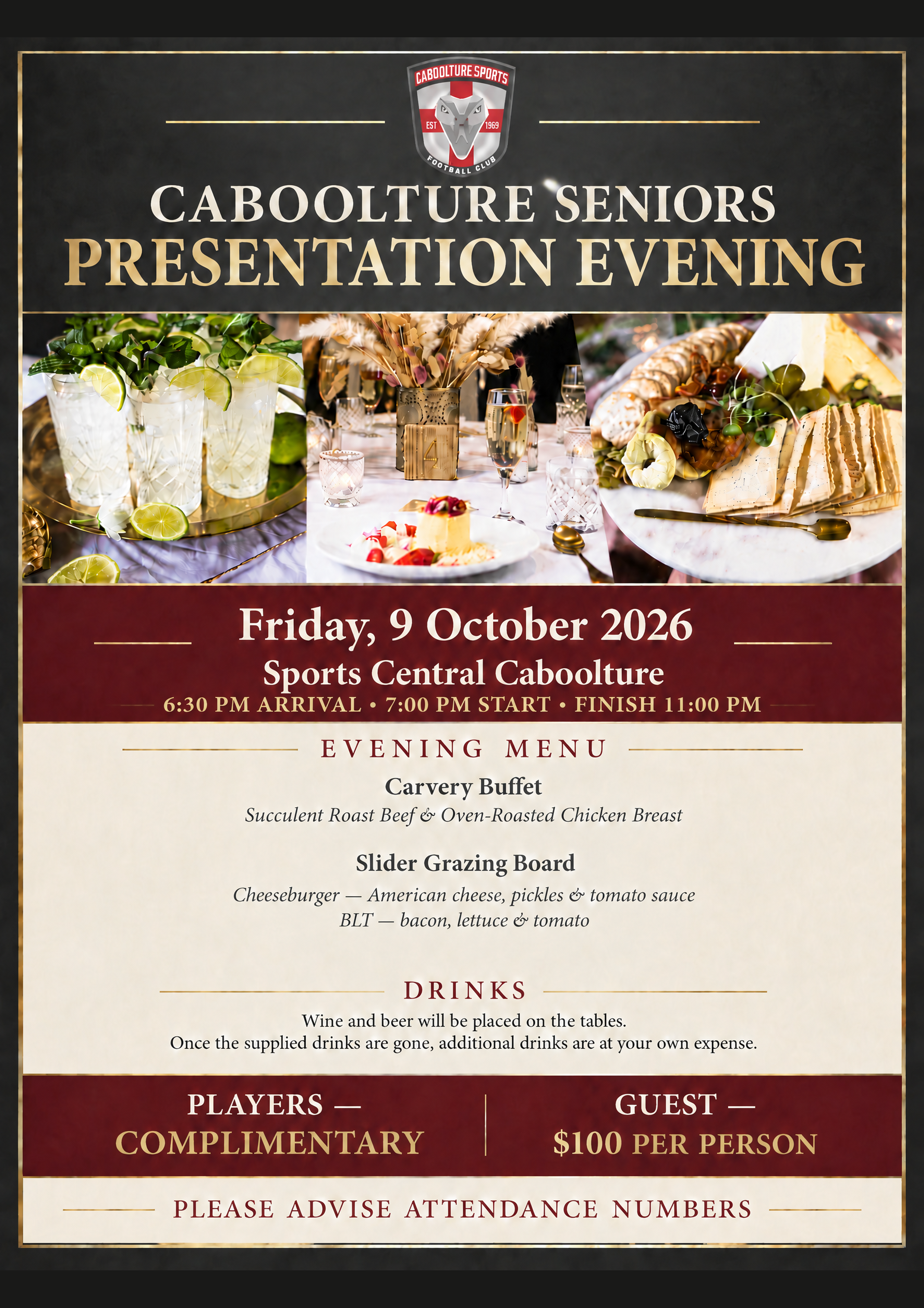 Senior Presentation Night - Additional Guest