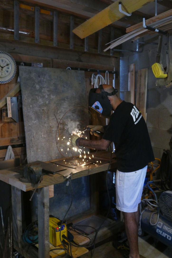 Dans l'atelier de "La Maison des artistes en exil"