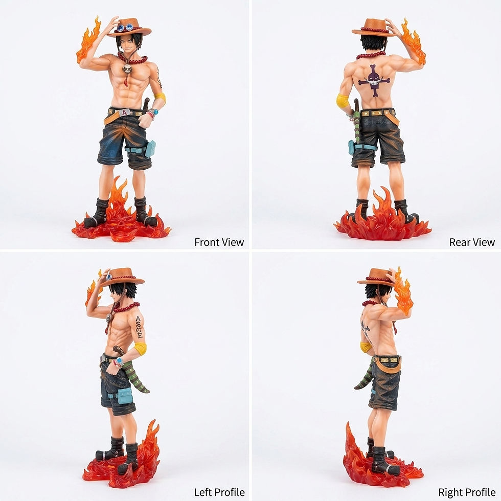 Miniatura: Portgas D. Ace Punho de Fogo — One Piece - Action Figure