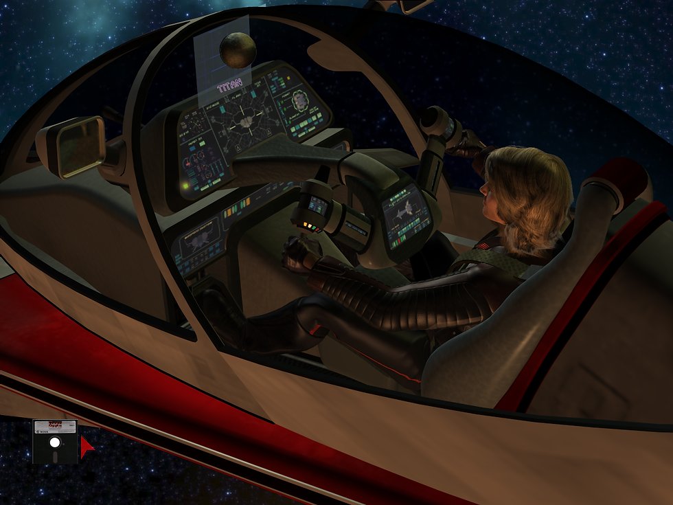 "Phantom Ship" cockpit