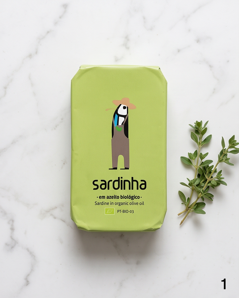 AMBACHTELIJKE SARDINES in biologische olijfolie