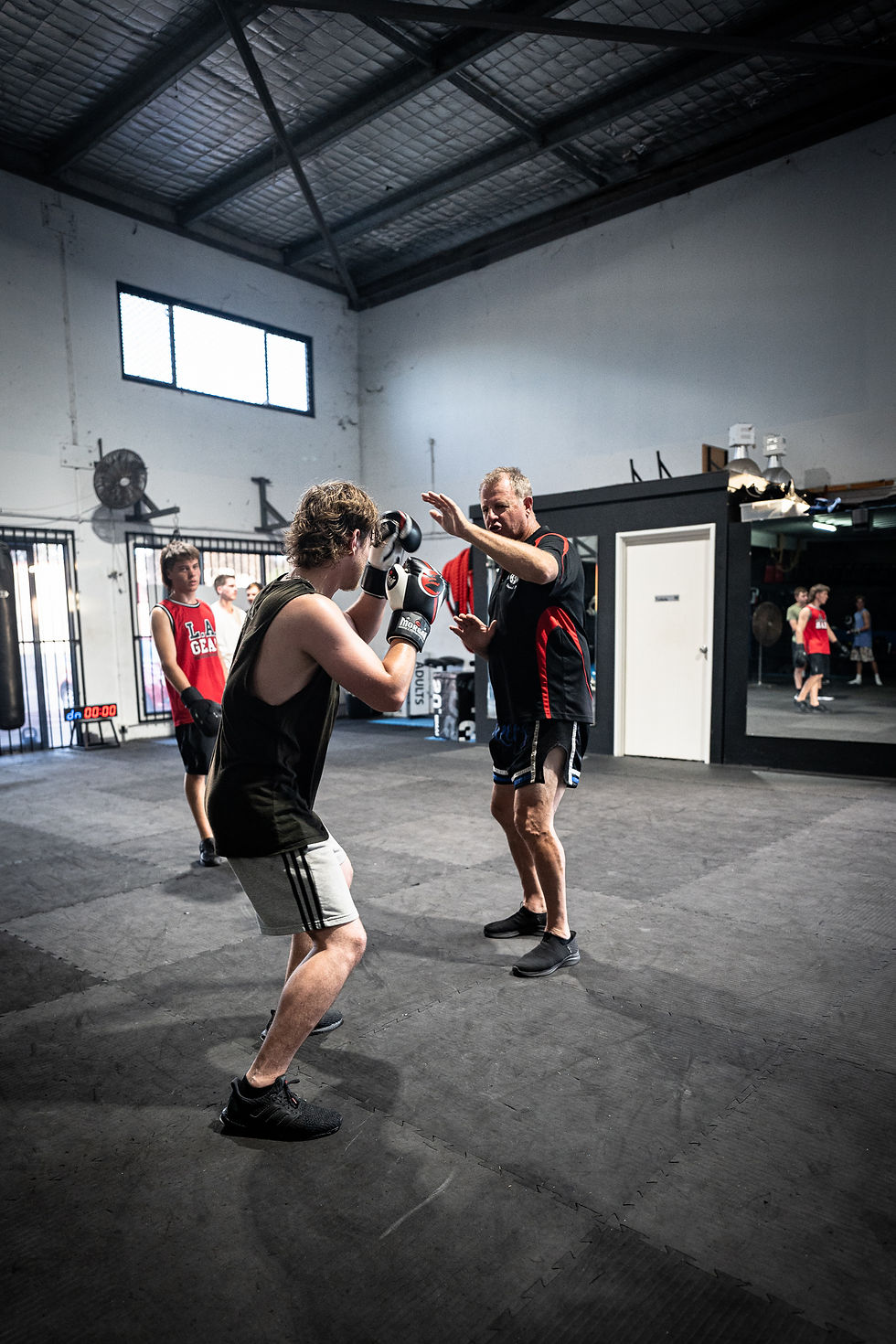 boxing tuition at Moorey's