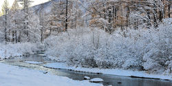 winter river by Boldbaatar Dorjsuren