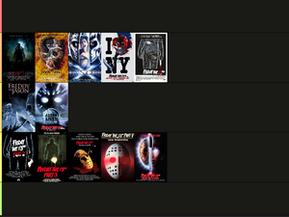My Friday the 13th Tier Listing