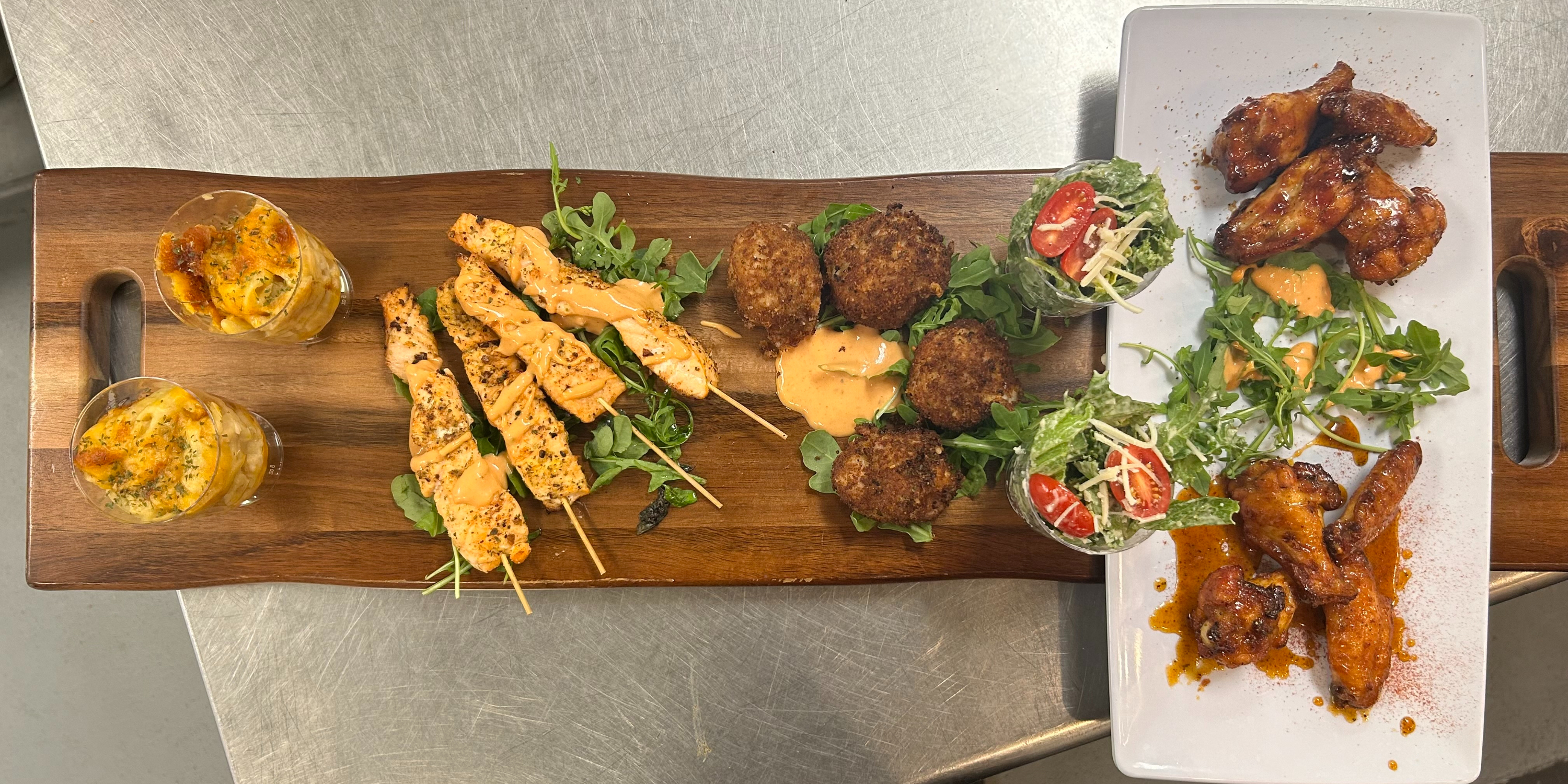 Arranged Food and Objects