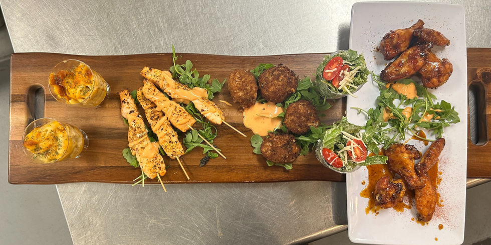 Arranged Food and Objects
