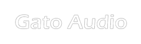 Gato audio Logo Red White Embossed.png