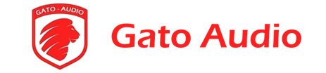 Gato Audio Logo Red Embossed Badge 2.png