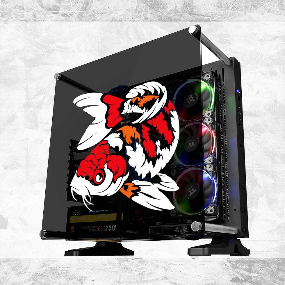 ORGN - Koi Fish Animal Pet Vinyl Decal Transfer