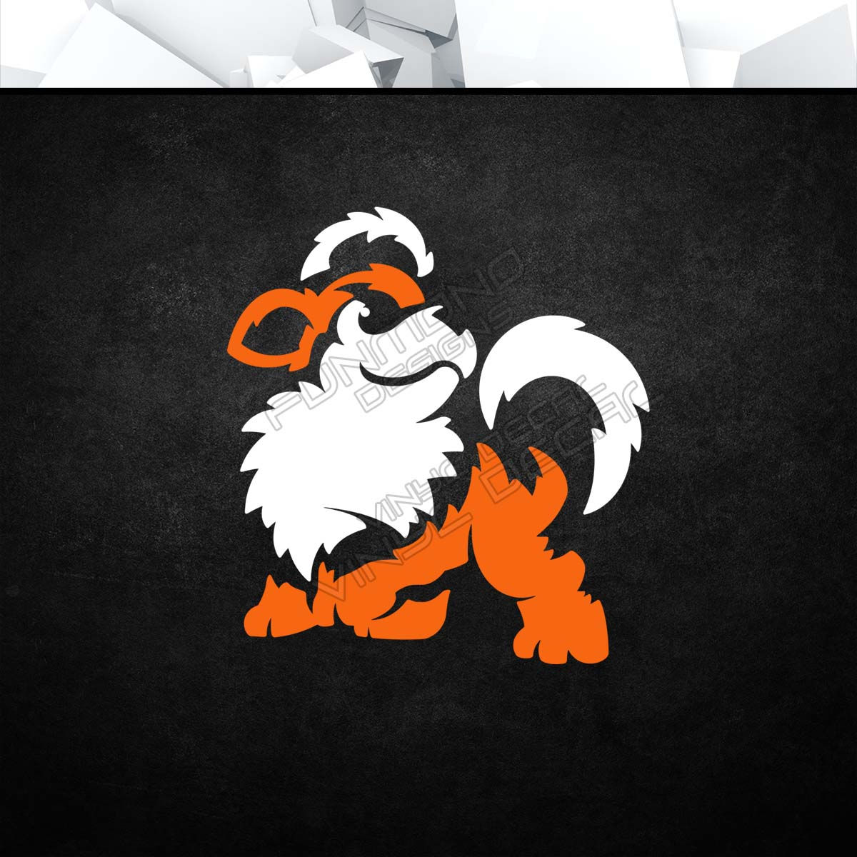 PKM - Growlithe Vinyl Decal