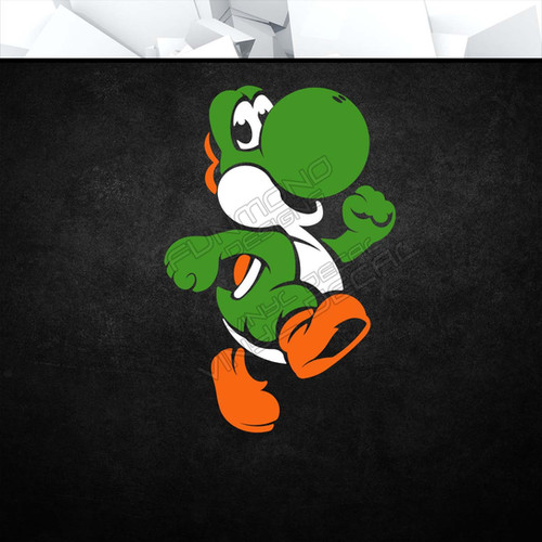 SMB - Yoshi Vinyl Decal | Funmono Designs