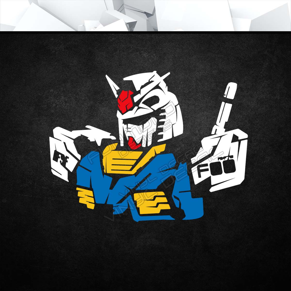 MSG - RX-78 RX78 Bust Vinyl Decal