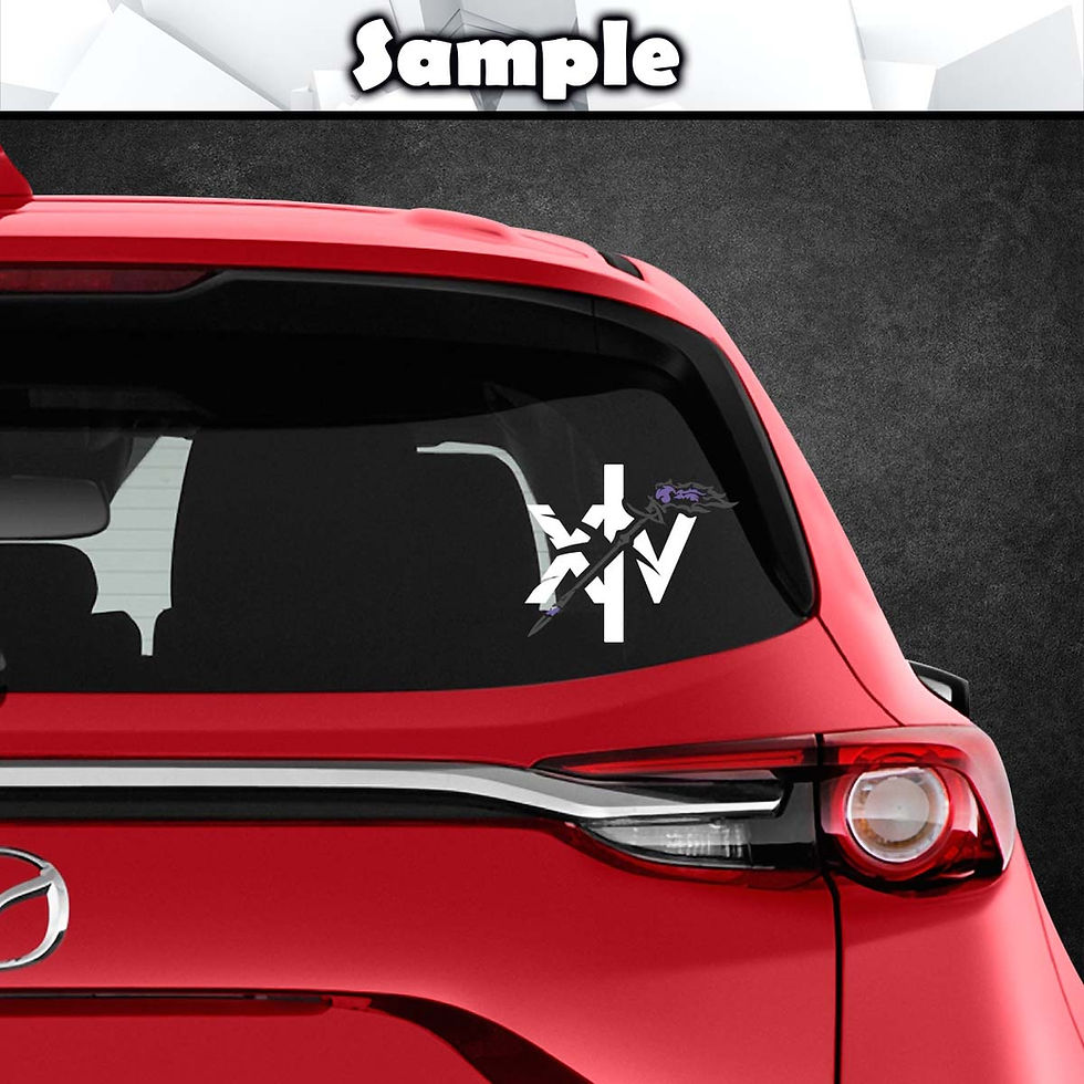 Thumbnail: FNF - BLM Blackmage Black Mage Weapon Stardust Rod Vinyl Decal