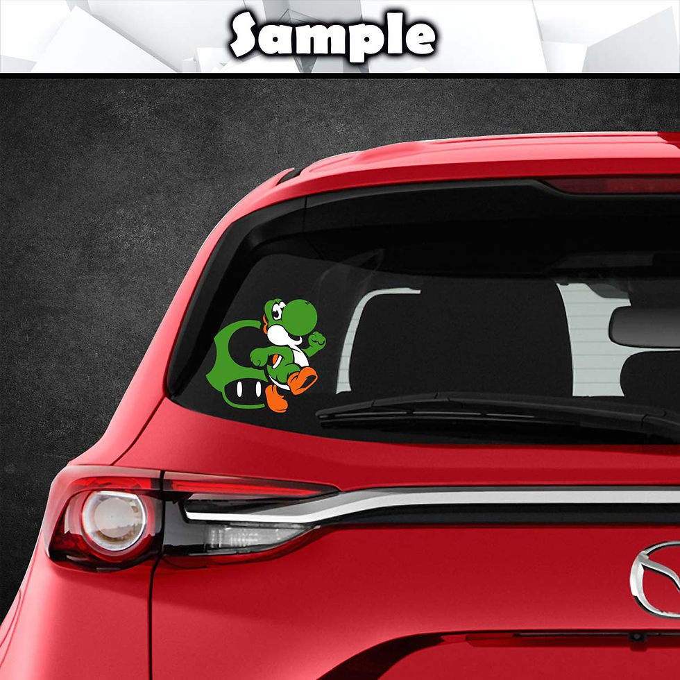 Thumbnail: SMB - Yoshi Vinyl Decal