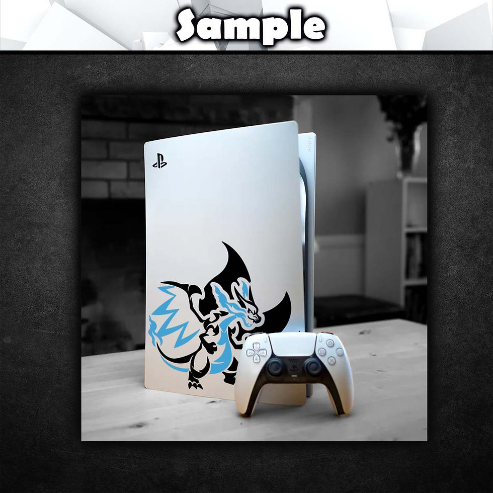Thumbnail: PKM - Mega Charizard X Vinyl Decal