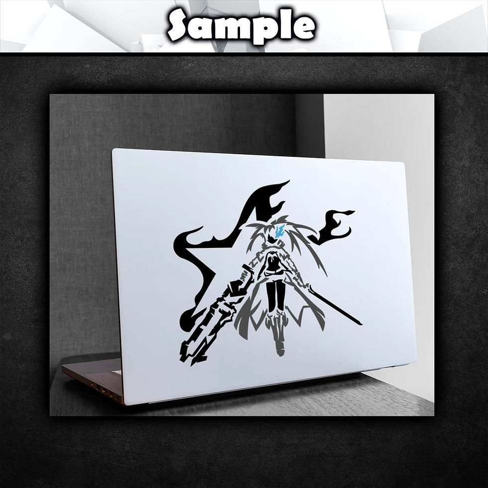 Thumbnail: BRS - Black Rock Shooter Vinyl Decal