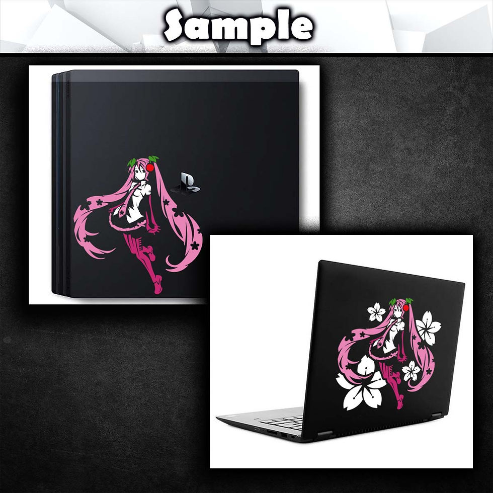 Thumbnail: VCL - Miku v3 Sakura Vinyl Decal