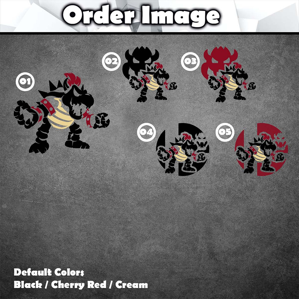 Thumbnail: SMB - Bowser Dry Vinyl Decal