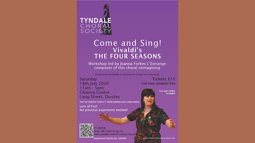 Tyndale Choral Society: Come and Sing!