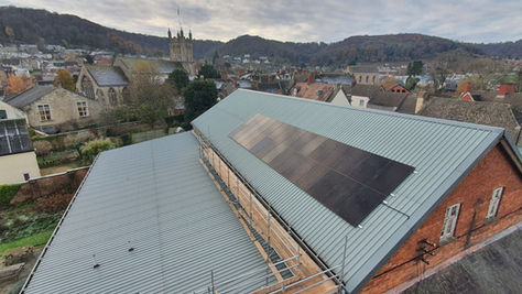 New solar panels provide the Chantry Centre with green electricity