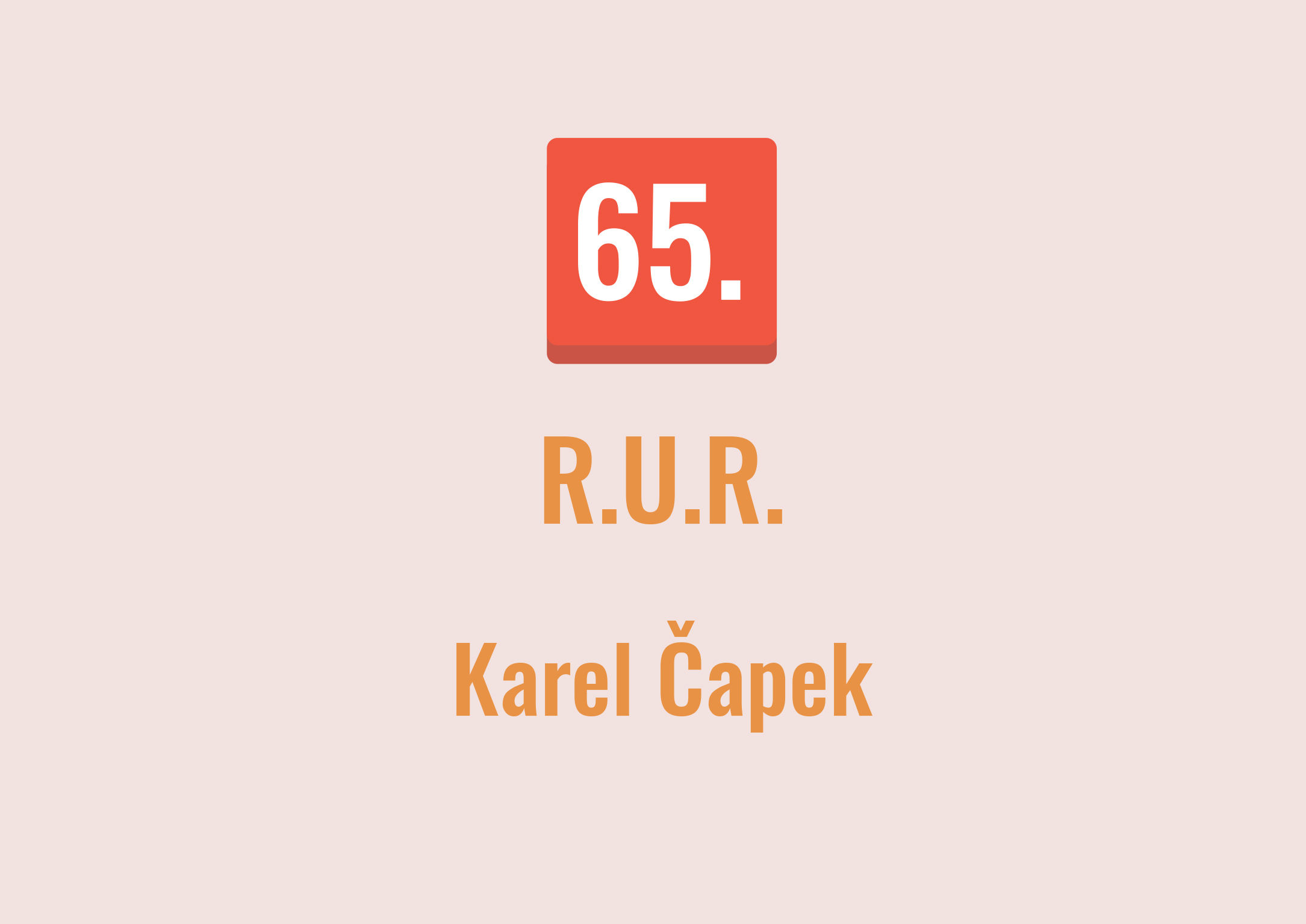R.U.R. - Karel Čapek