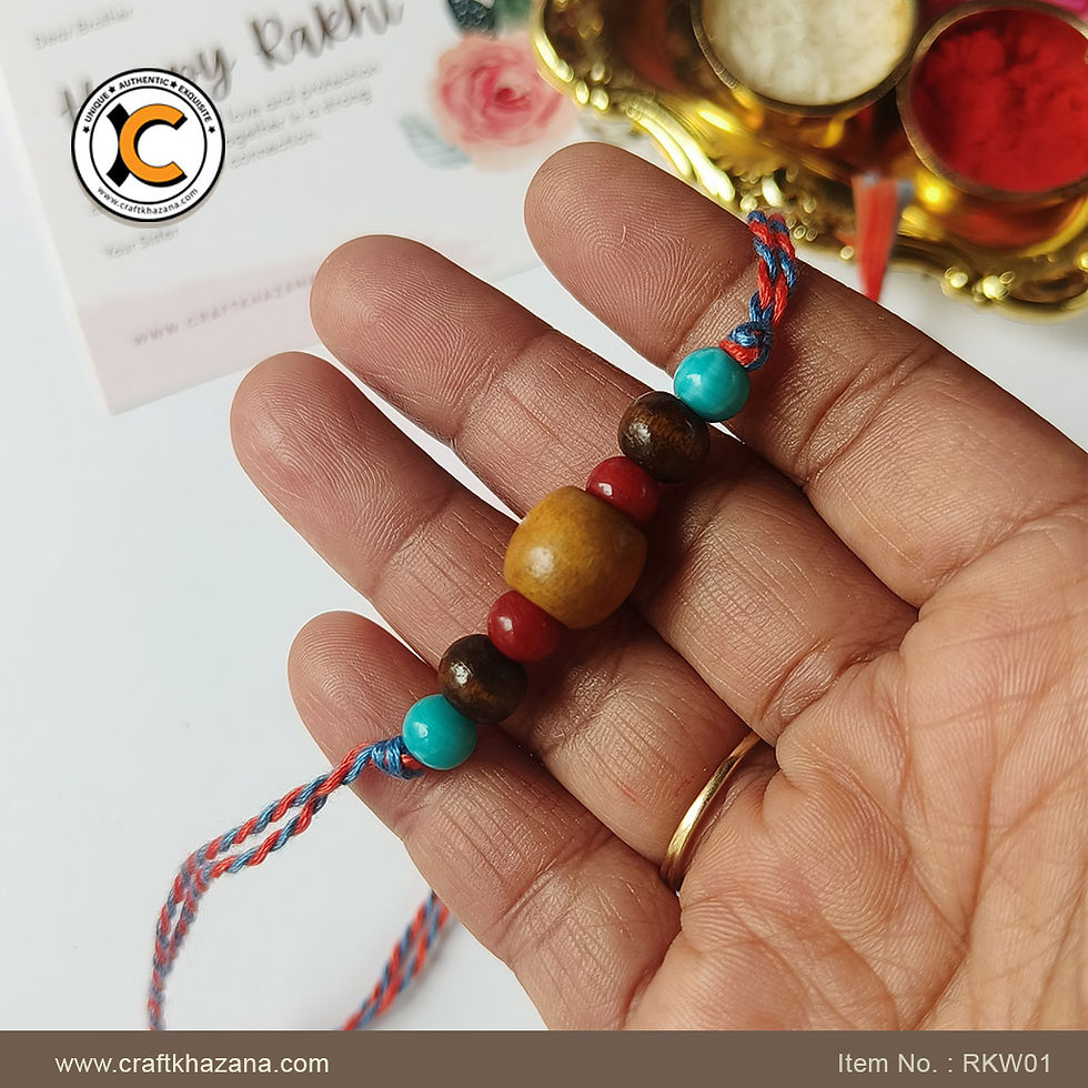 Thumbnail: Tanmay, Wooden Rakhi