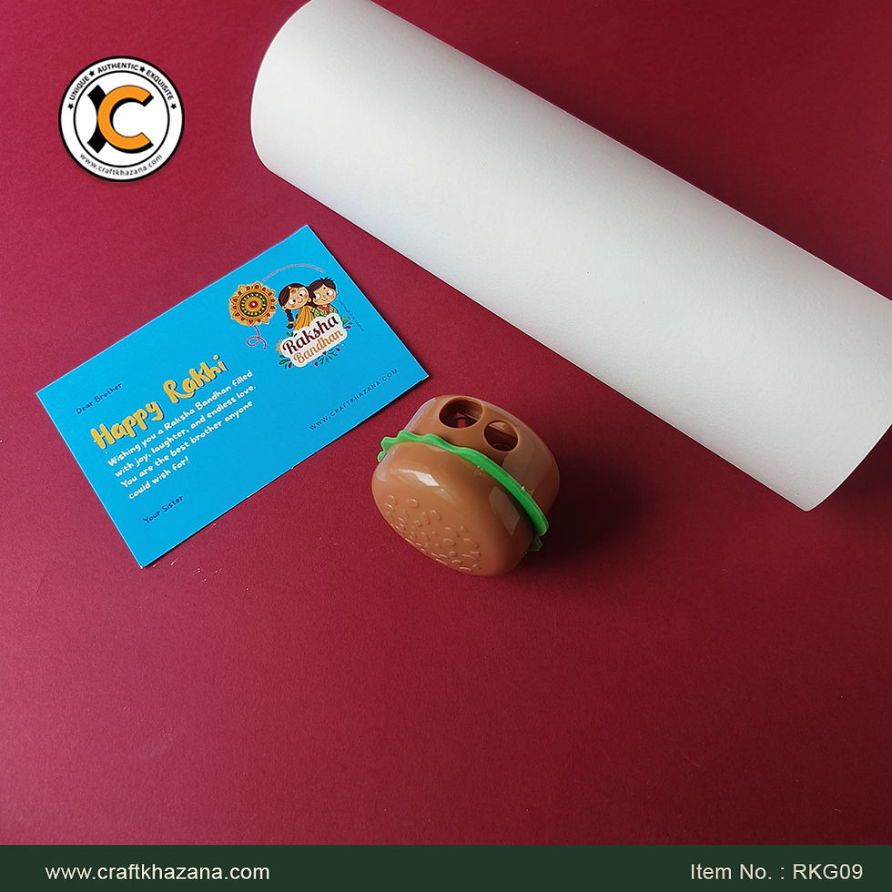 Thumbnail: Add fancy Pencil Sharpner to your Rakhi order