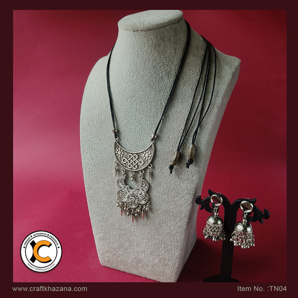 Urmila, Oxidised Thread Necklace