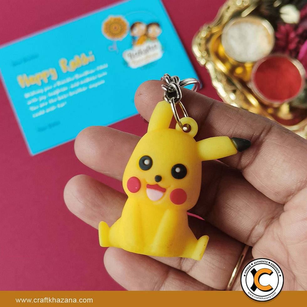Thumbnail: Add Key Chains to your Rakhi order