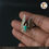 Thumbnail: Aquila, Open-Wing Eagle Ring with Aqua Enamel Stud