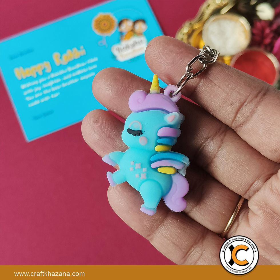 Thumbnail: Add Key Chains to your Rakhi order