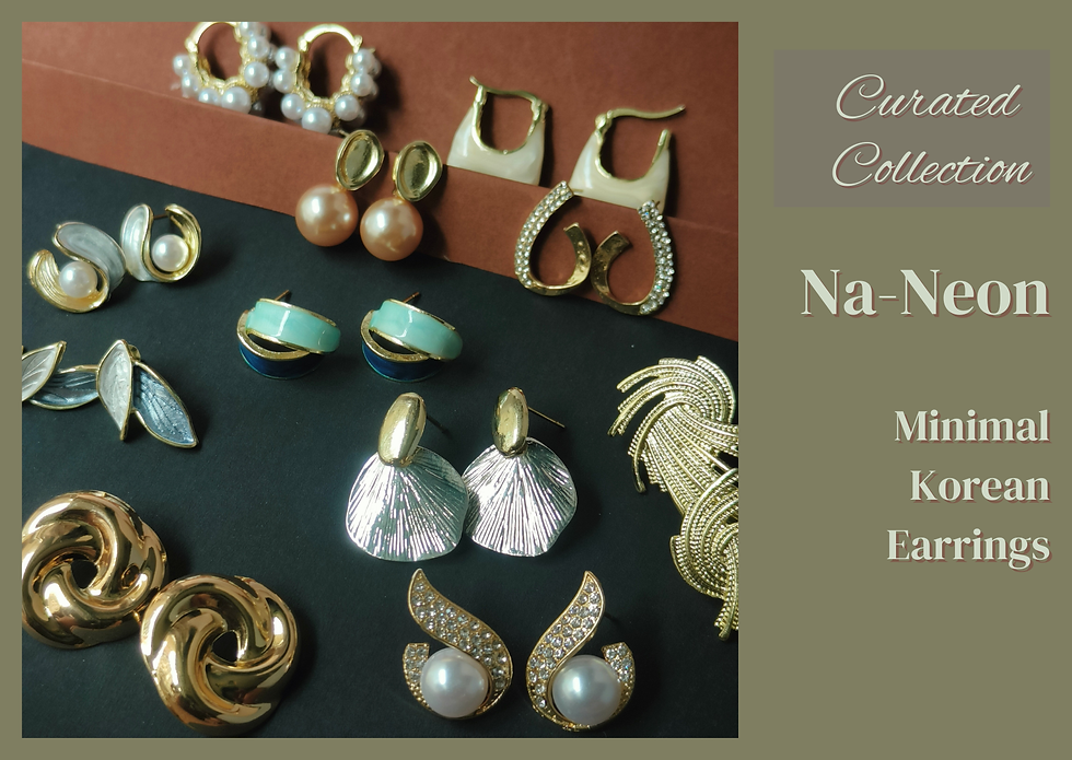 Korean earrings collection