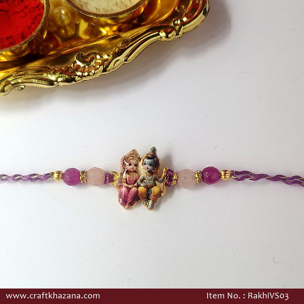 Personalised Radha Krishna Rakhi
