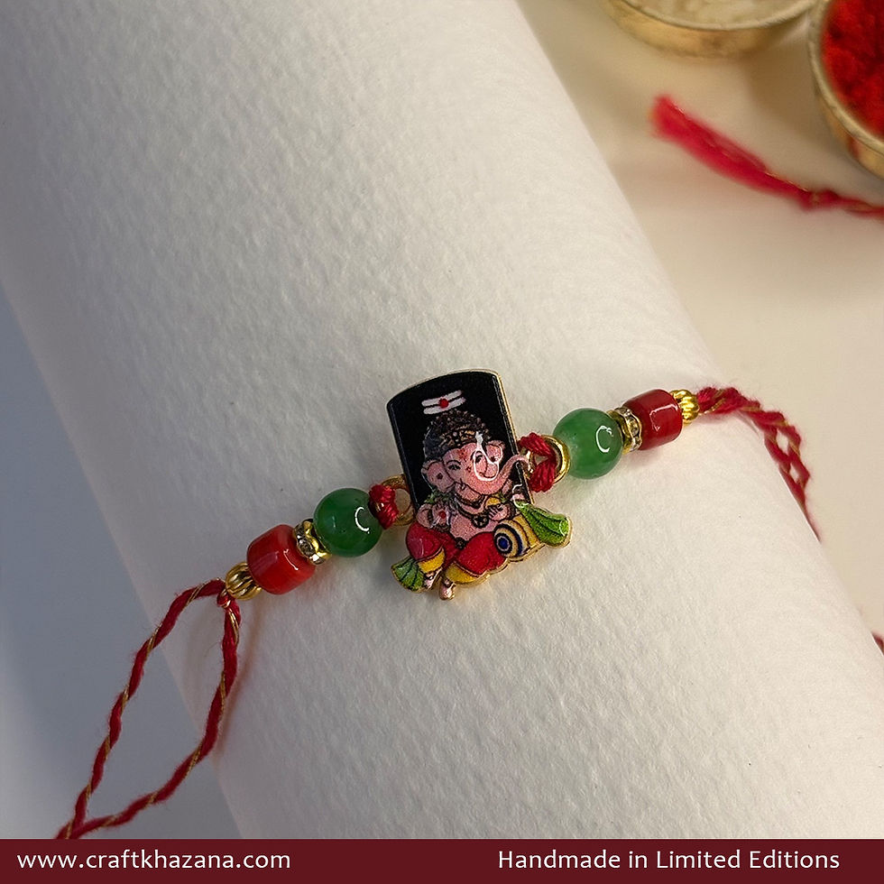 Personalised Vinayaka Shivling Rakhi