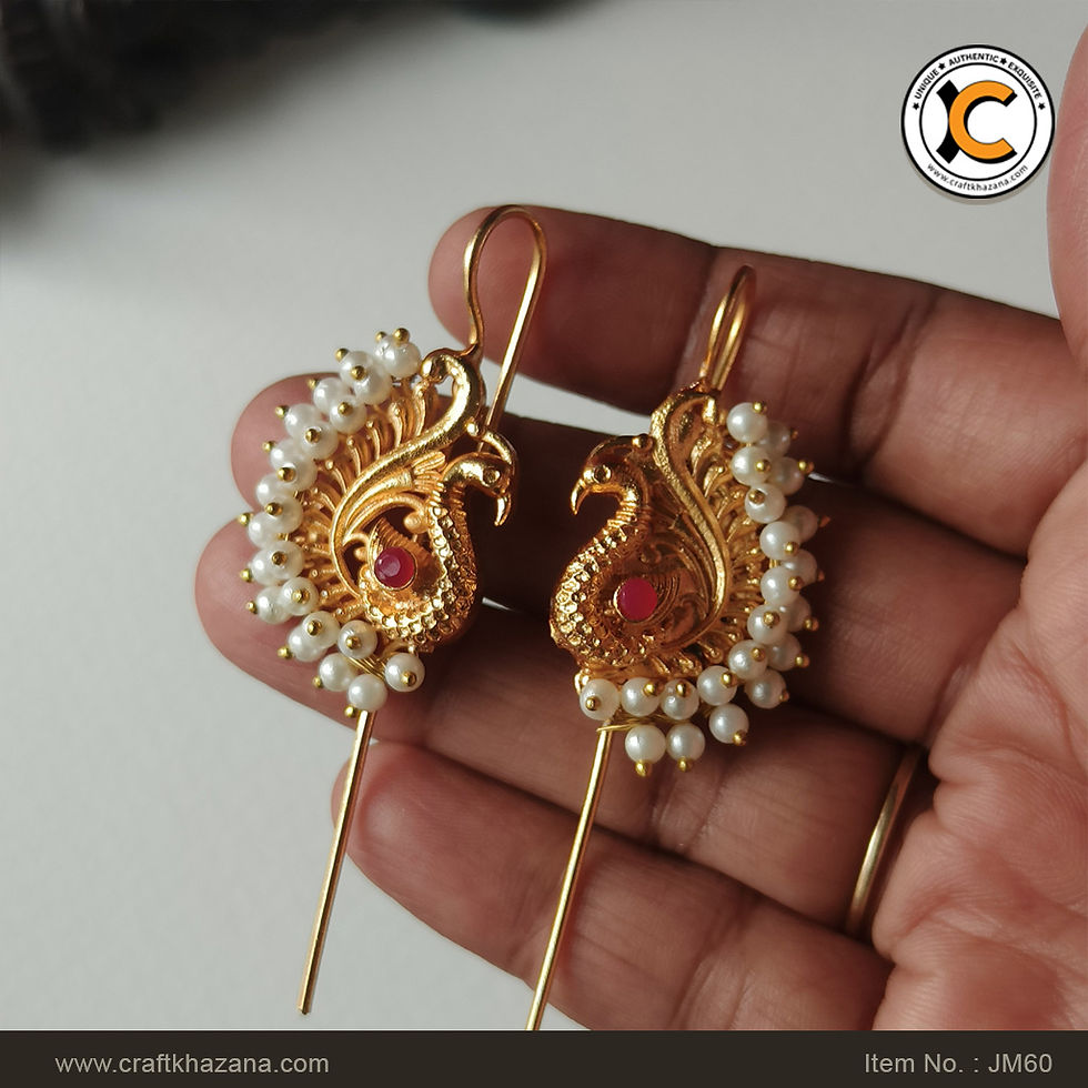 golden-peacock-earcuff-with-pearls