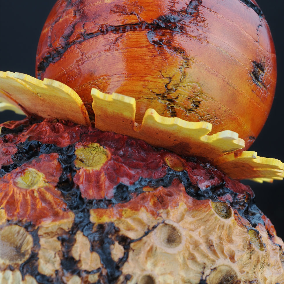 Miniature : «impact» - sculpture multi matières