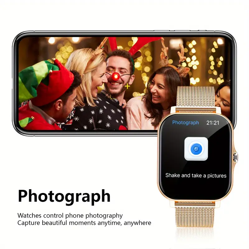 Miniatura: KESHUYOU 2025 Smart Watch 2.01 Inch HD Display Answer Make Call Message Preview 