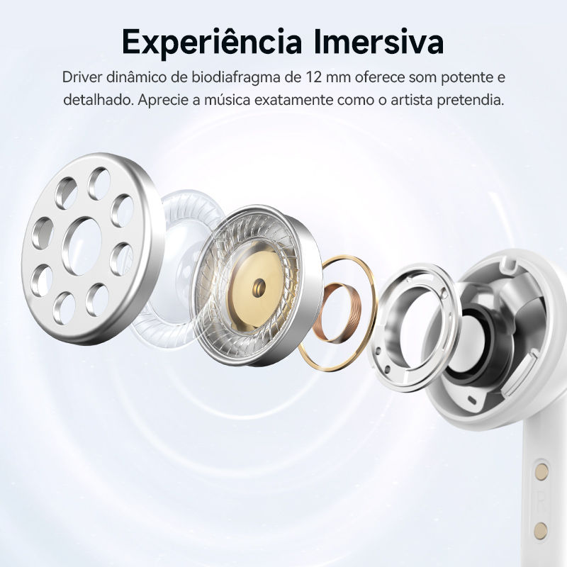 Miniatura: QCY Melobuds N50 ANC Bluetooth 5.4 Wireless Earphones Active Noise Cancellation 