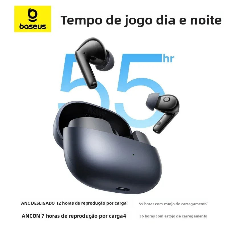 Miniatura: Baseus EP10 Pro ANC Earbuds Wireless Bluetooth 6.0 Earphones 50dB Realtime Adapt