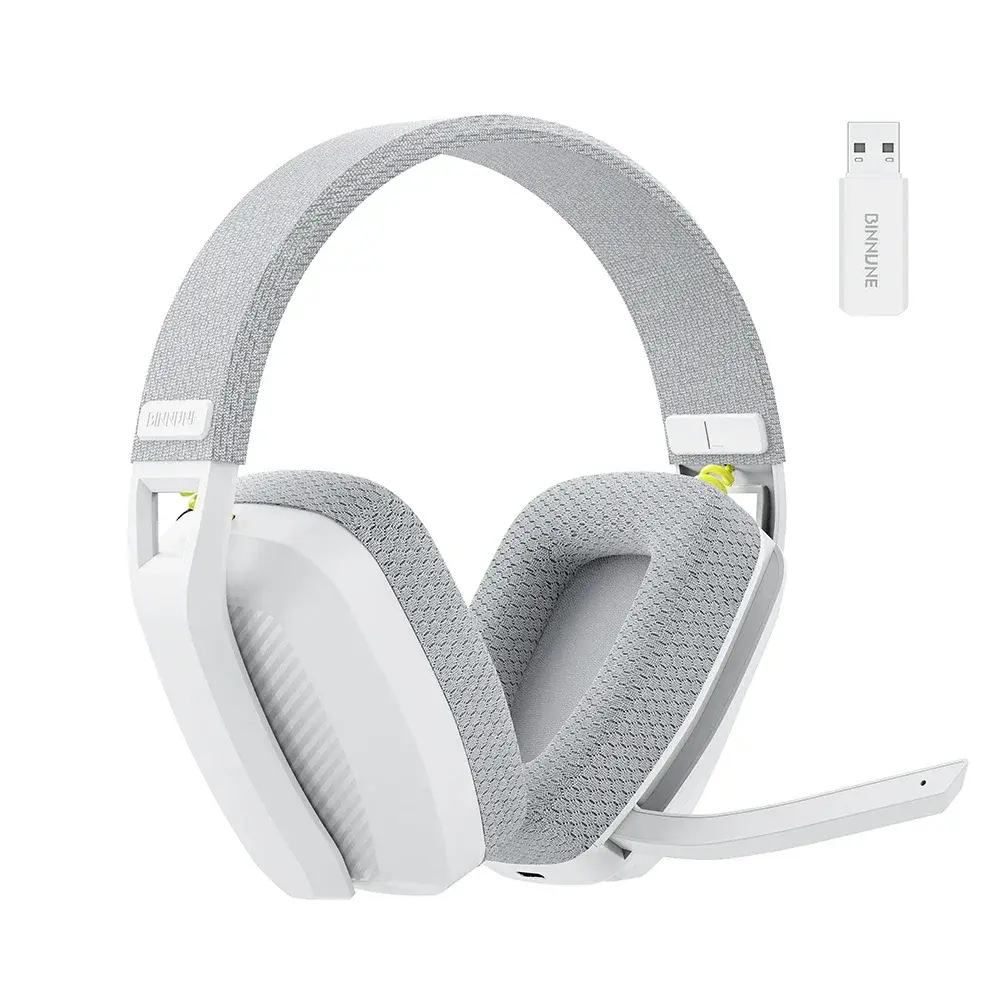 BINNUNE BW06 2.4GHz Bluetooth Gaming Headset with Mic for PS5 PS4 PC Mac Playsta