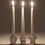 Thumbnail: CANDLE HOLDER LOW SET OF 3 WHITE