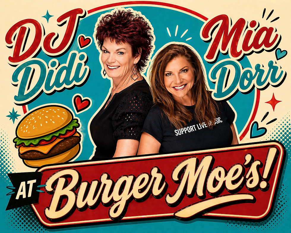 π MIA DORR & DJ DiDi at Burger Moe's! π