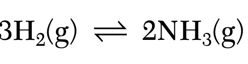 A process was developed in 1912 to produce ammonia gas from atmospheric nitrogen gas and hydrogen ga