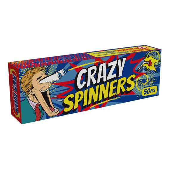 Crazy Spinners 50 Ground Spinners