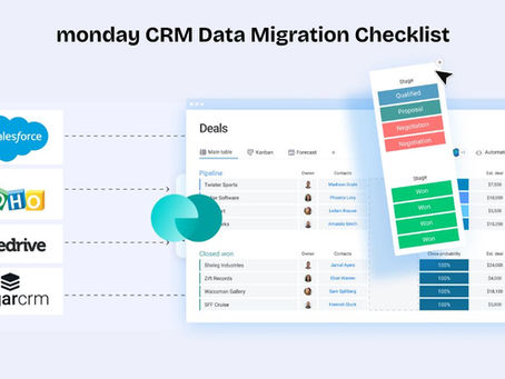 monday CRM data migration checklist