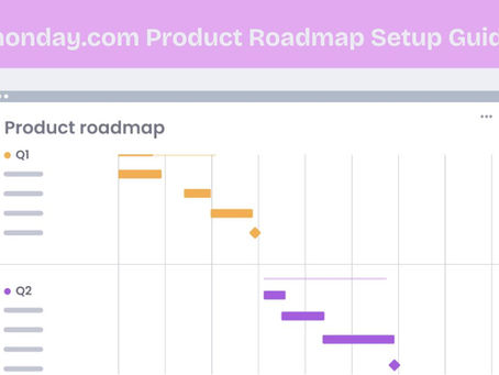 monday.com product roadmap setup
