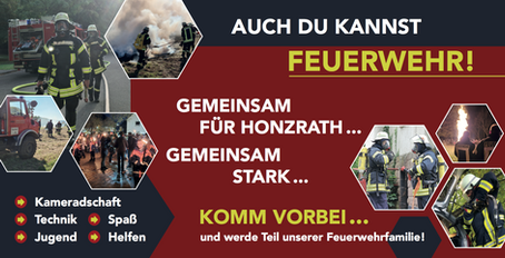 Wenn’s brennt, sind wir da – sei du es auch!