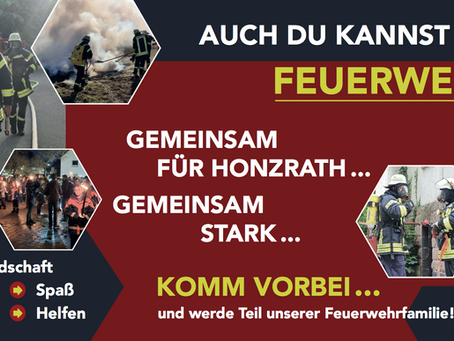 Wenn’s brennt, sind wir da – sei du es auch!