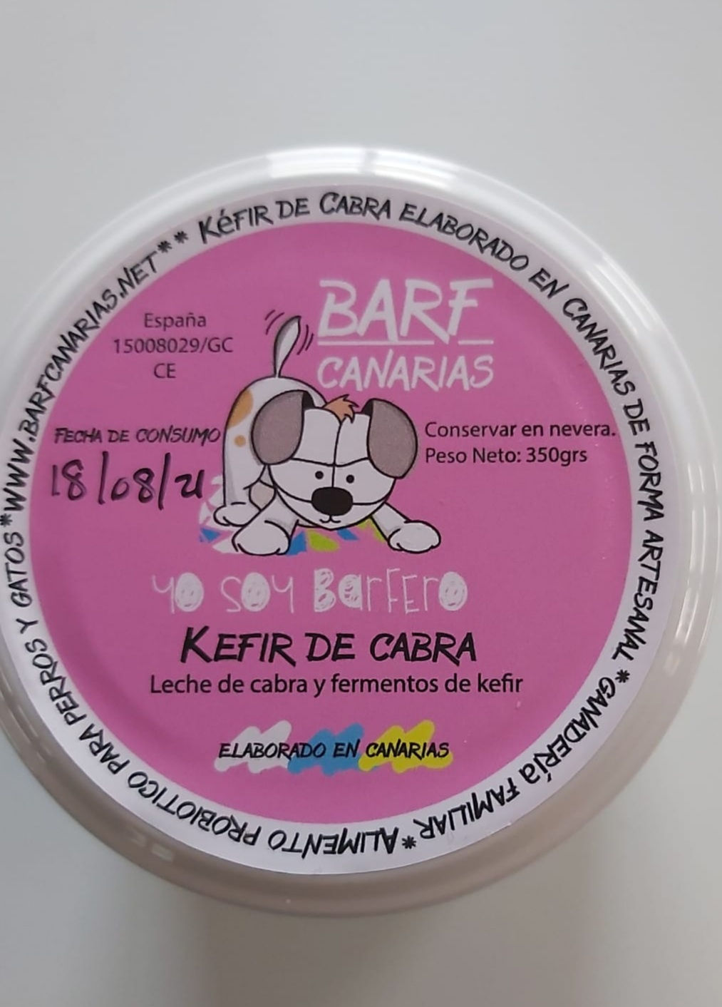 Kefir de Cabra artesanal canario